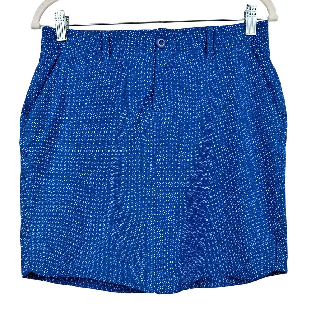 Under Armour Women's Golf Links Woven Skort Moroccan Blue 4 Tennis Pickleball